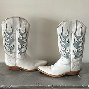 Vintage Cowboy Boots-1980’s flame